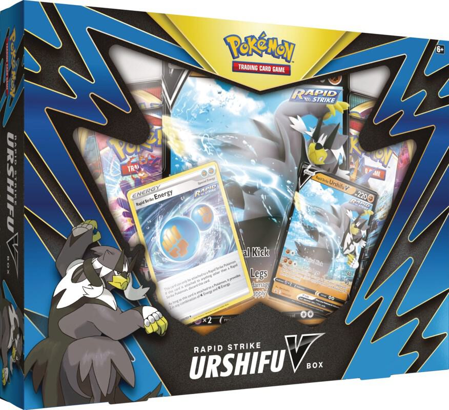 Pokémon TCG: Rapid or Single Strike Urshifu V Box - SWSH05: Battle Styles (SWSH05)