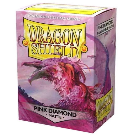 Dragon Shield Matte Sleeves - Pink Diamond (100-Pack) - Standard Size