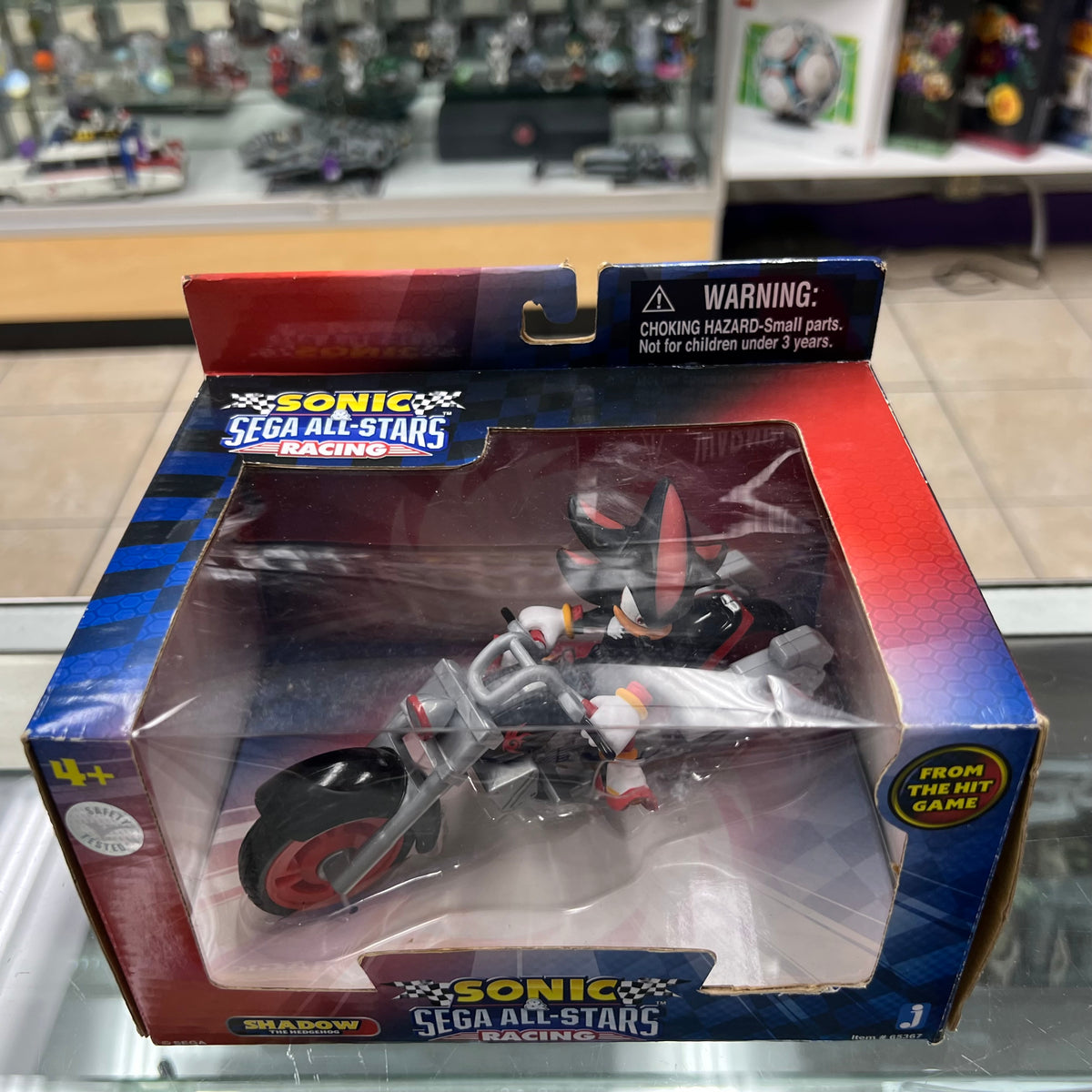 Sonic The Hedgehog - Sega All-Stars Racing - Shadow w/ Dark Rider Motorcycle - 2010