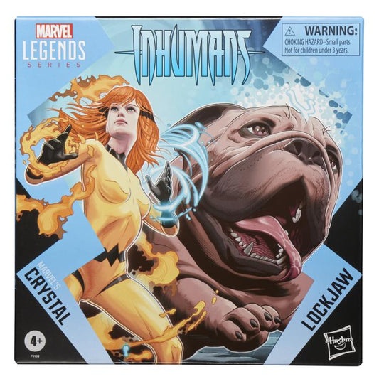 Marvel Legeneds - Inhumans Lockjaw and Marvel's Crystal Action Figure Two-Pack