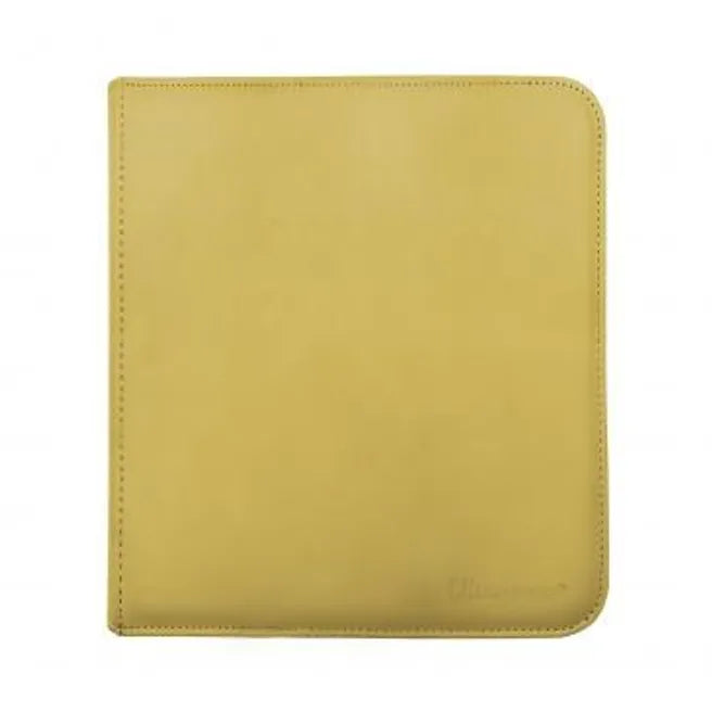 Vivid 12-Pocket Zippered PRO-Binder - Yellow - Ultra Pro Storage Albums