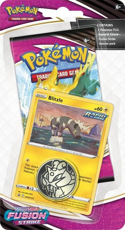 Pokemon TCG: Fusion Strike Single Pack Blister [Blitzle or Tepig] - SWSH08: Fusion Strike (SWSH08)