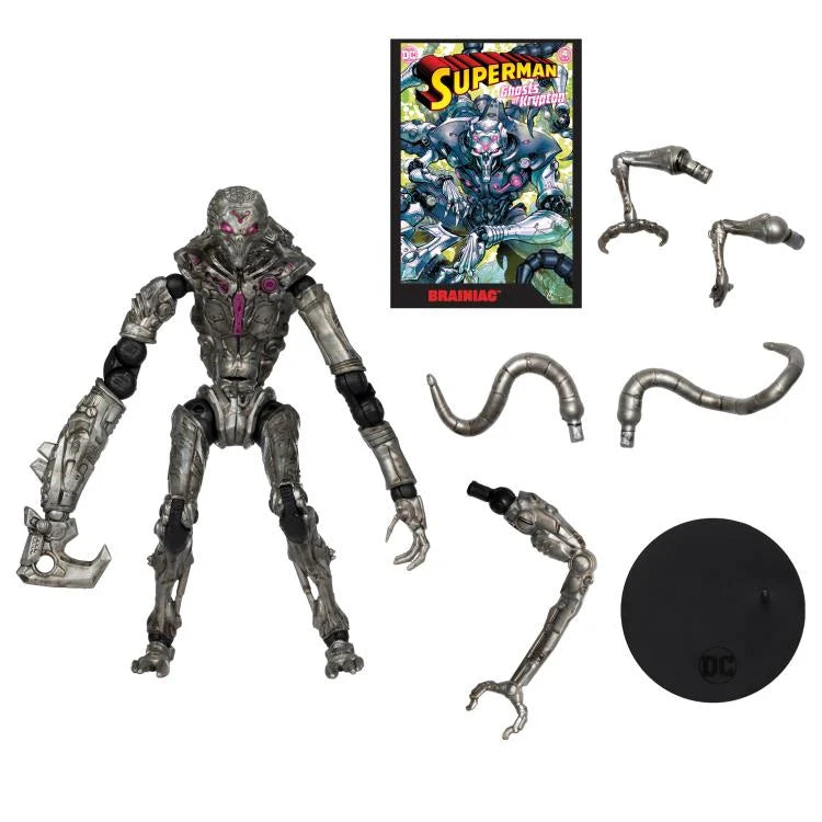 McFarlane Toys - Superman: Ghosts of Krypton Page Punchers Brainiac 7" Figure with Comic