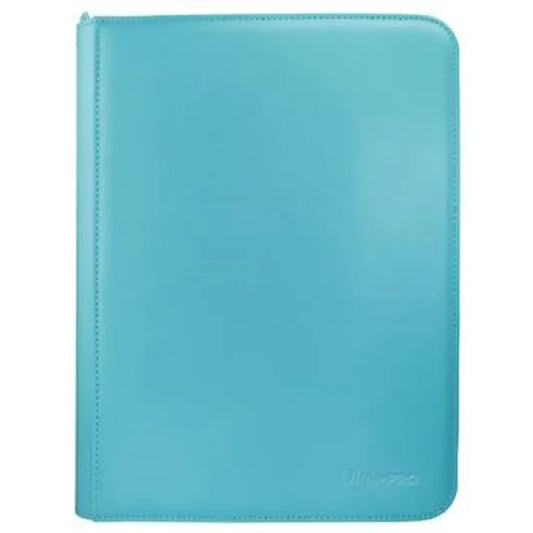 Vivid 9-Pocket Zippered PRO-Binder - Light Blue - Ultra Pro Storage Albums