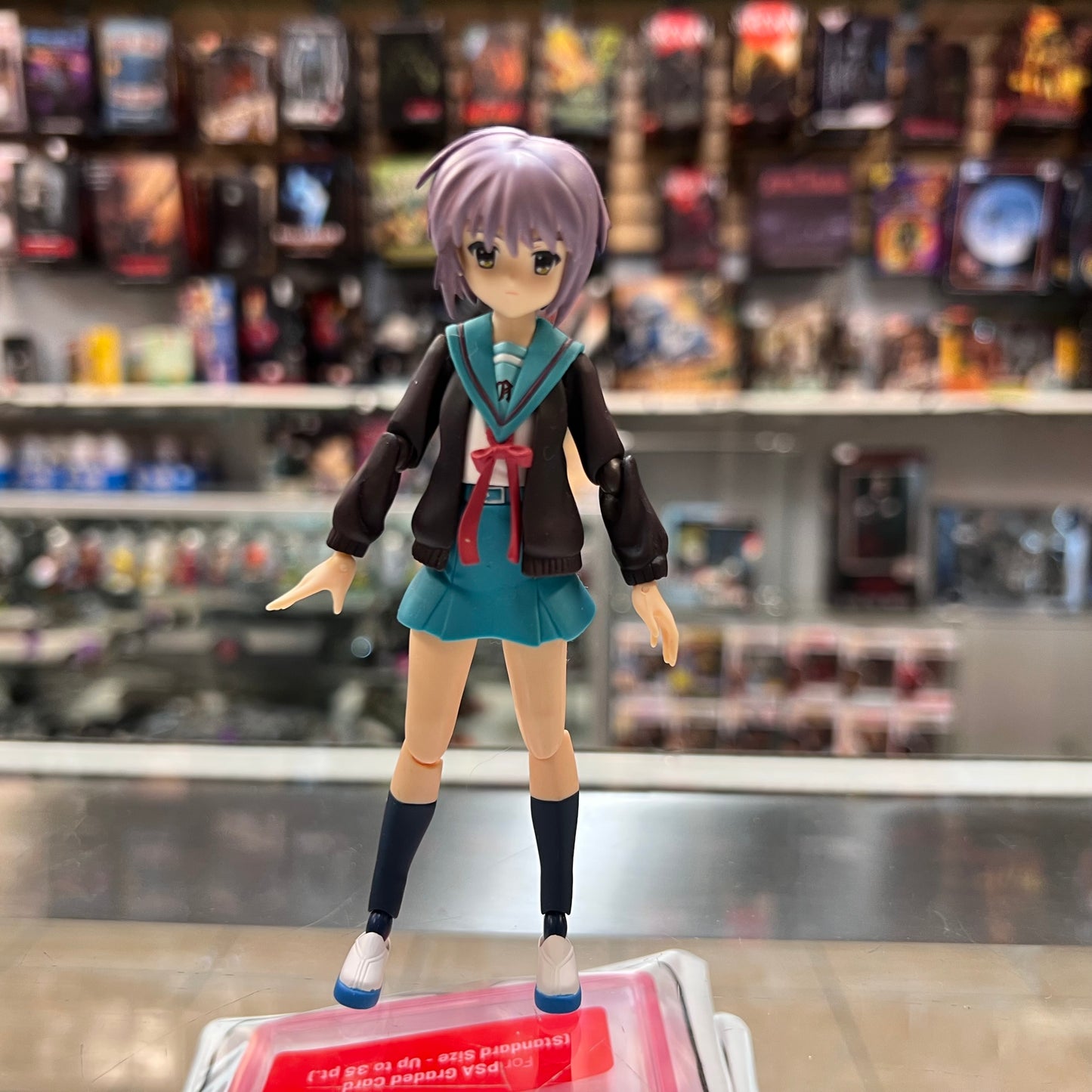 Figma 001 - Yuki Nagato Figma Action Figure Uniform Ver. (Melancholy Haruhi Suzumiya) Max Factory (OPEN BOX)