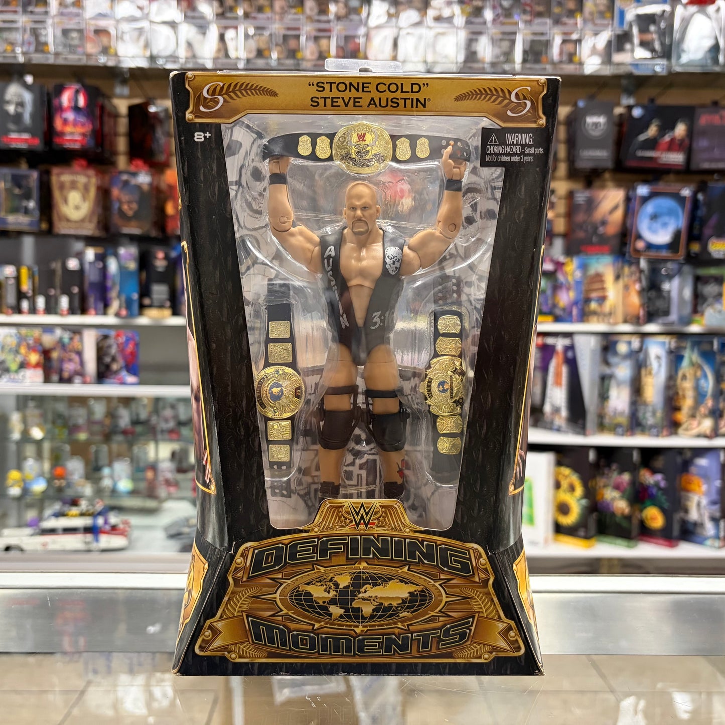 Mattel - WWE Defining Moments - "Stone Cold Steve Austin" - 2015 - Action Figure