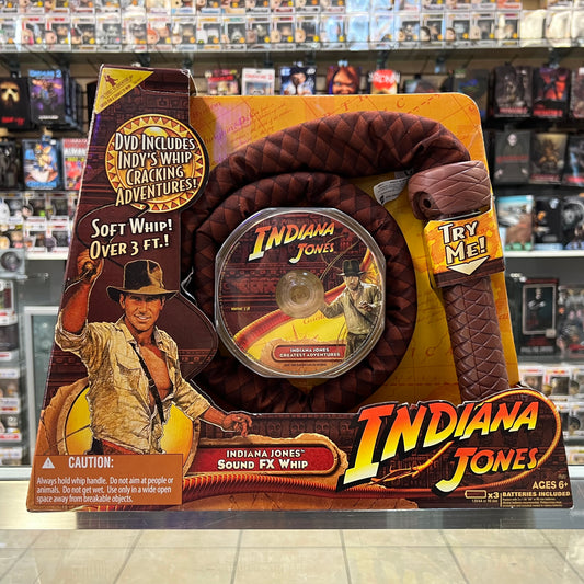 Indiana Jones - Sound FX Whip w/DVD - 2008