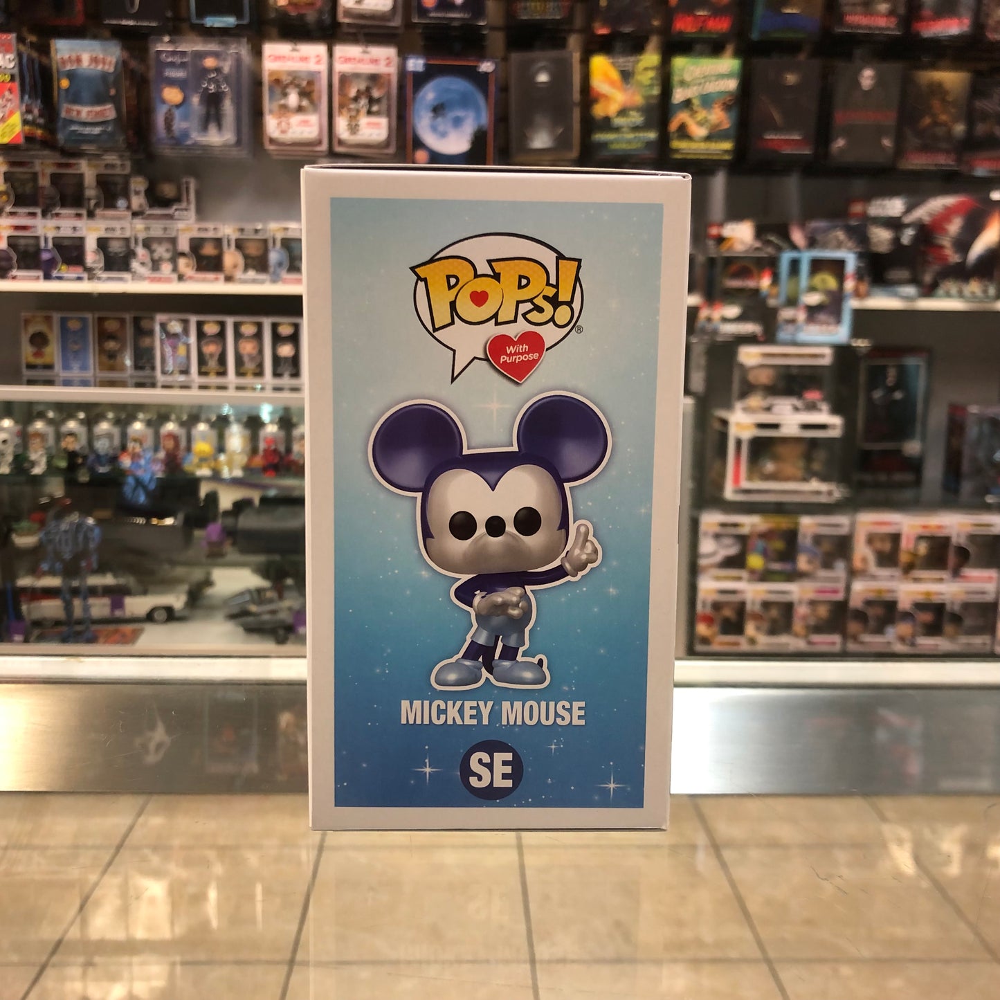 Funko Pop! Disney - Mickey Mouse (Make-A-Wish) Metallic Blue - SE