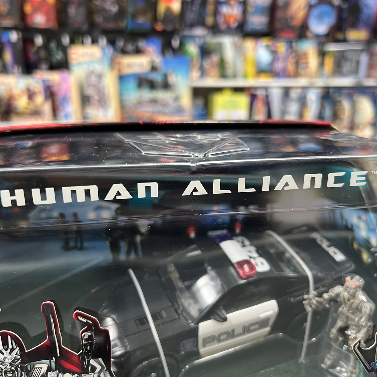 Transformers - Human Alliance - Barricade w/ Frenzy Figure Set - 2009