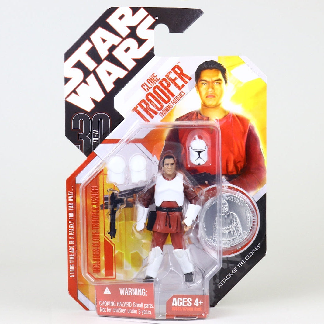 Star Wars - Attack of the Clones - Clone Trooper #55 - 3.75" Action Figure - 2007