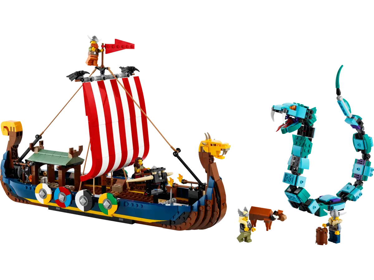 LEGO - Creator - Viking Ship and the Midgard Serpent - 31132