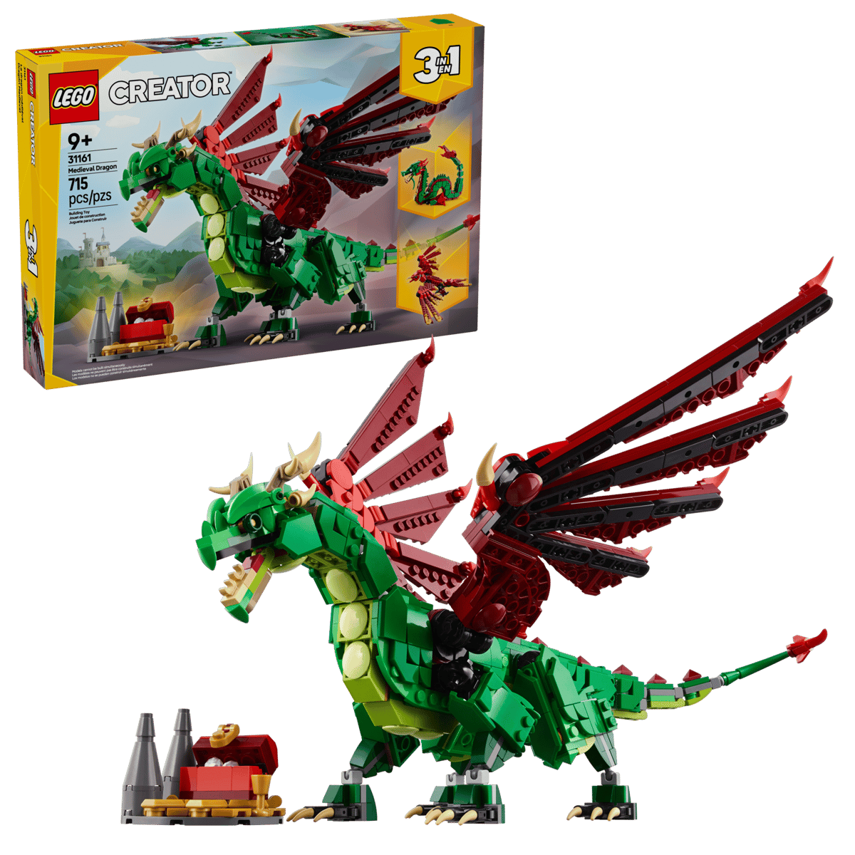LEGO Creator 3 in 1 - Medieval Dragon - 31161