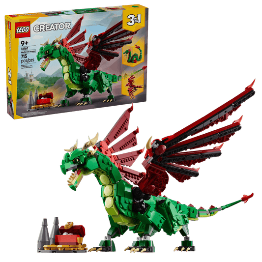 LEGO Creator 3 in 1 - Medieval Dragon - 31161