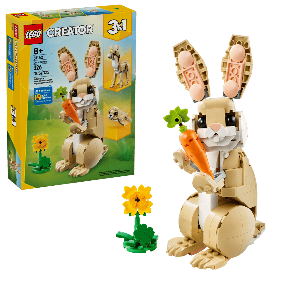 LEGO Creator 3 in 1 - Cute Bunny - 31162