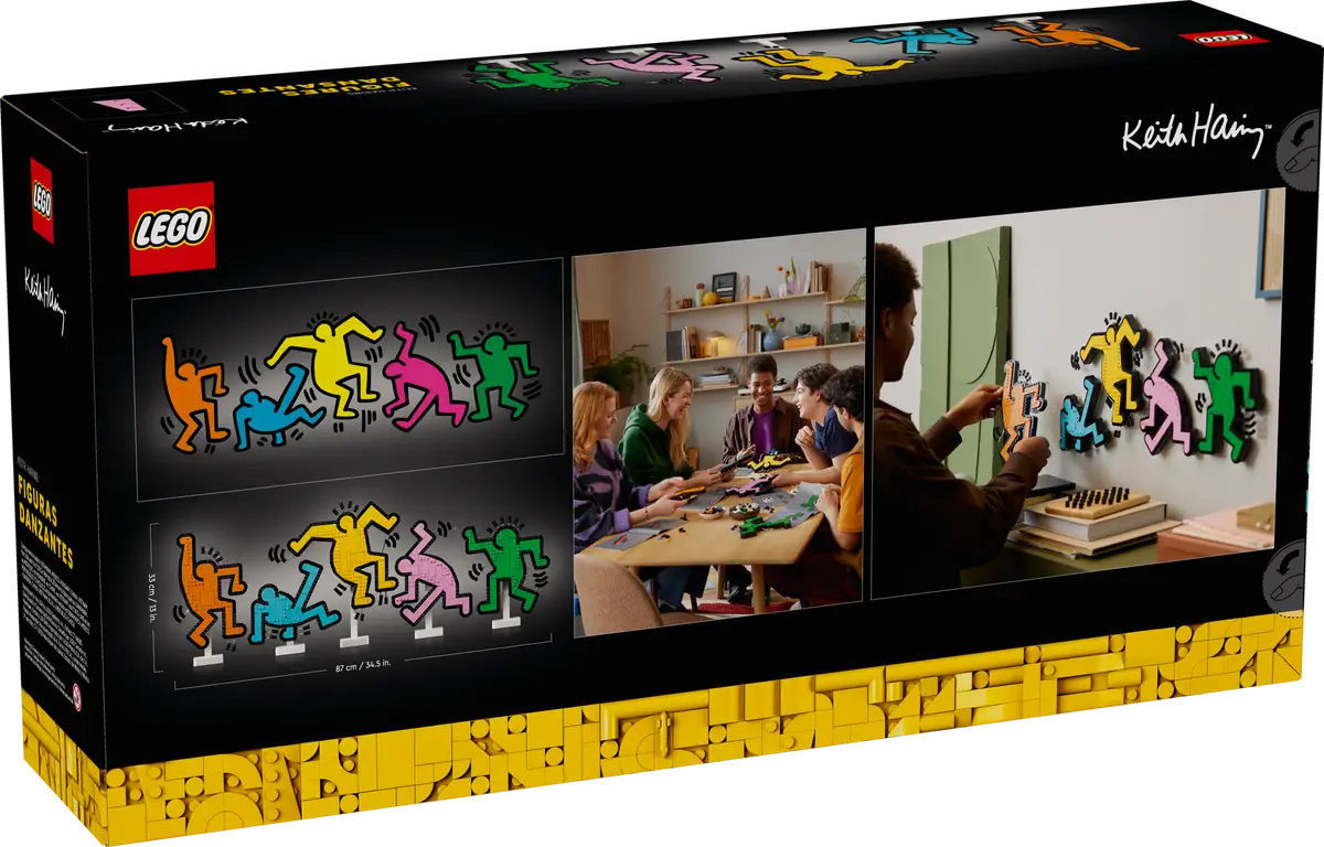 KKstyle⑤：オリジナル　アートピース LEGO Art - Keith Haring – Dancing Figures - 31216 – Cosmic
