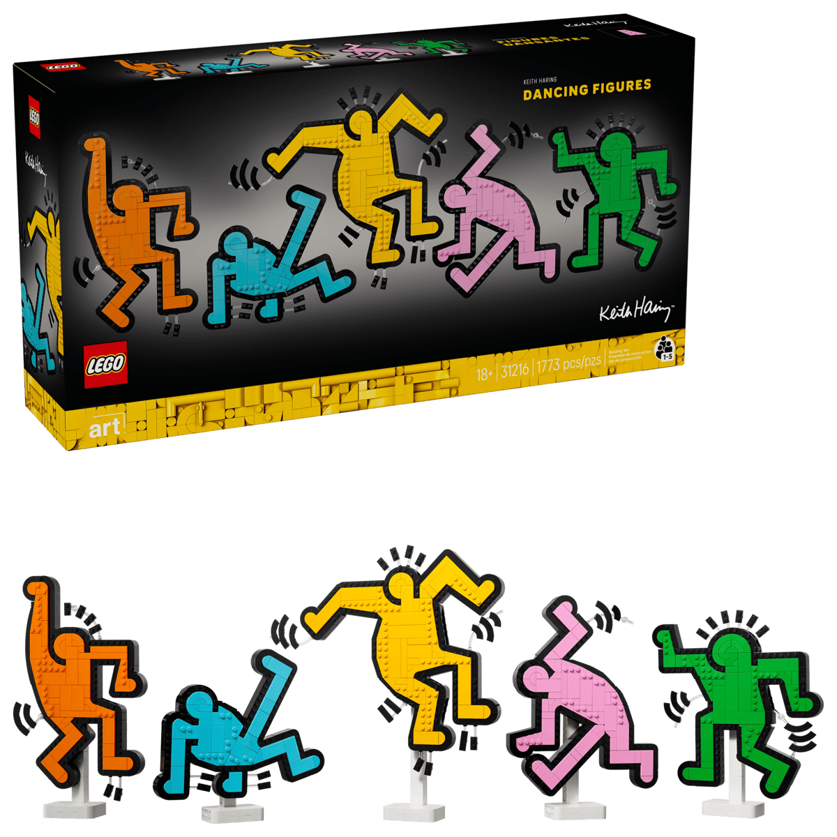 LEGO Art - Keith Haring – Dancing Figures - 31216