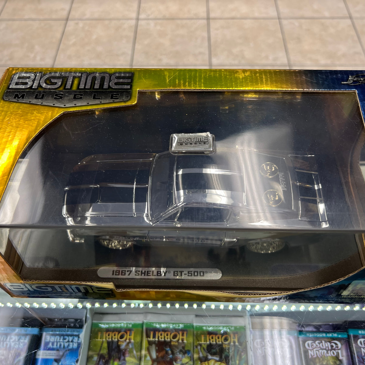 Jada Toys - Bigtime Muscle - 1967 Shelby GT-500 (Hard Top / Chrome) - 1:24 Scale - 2006