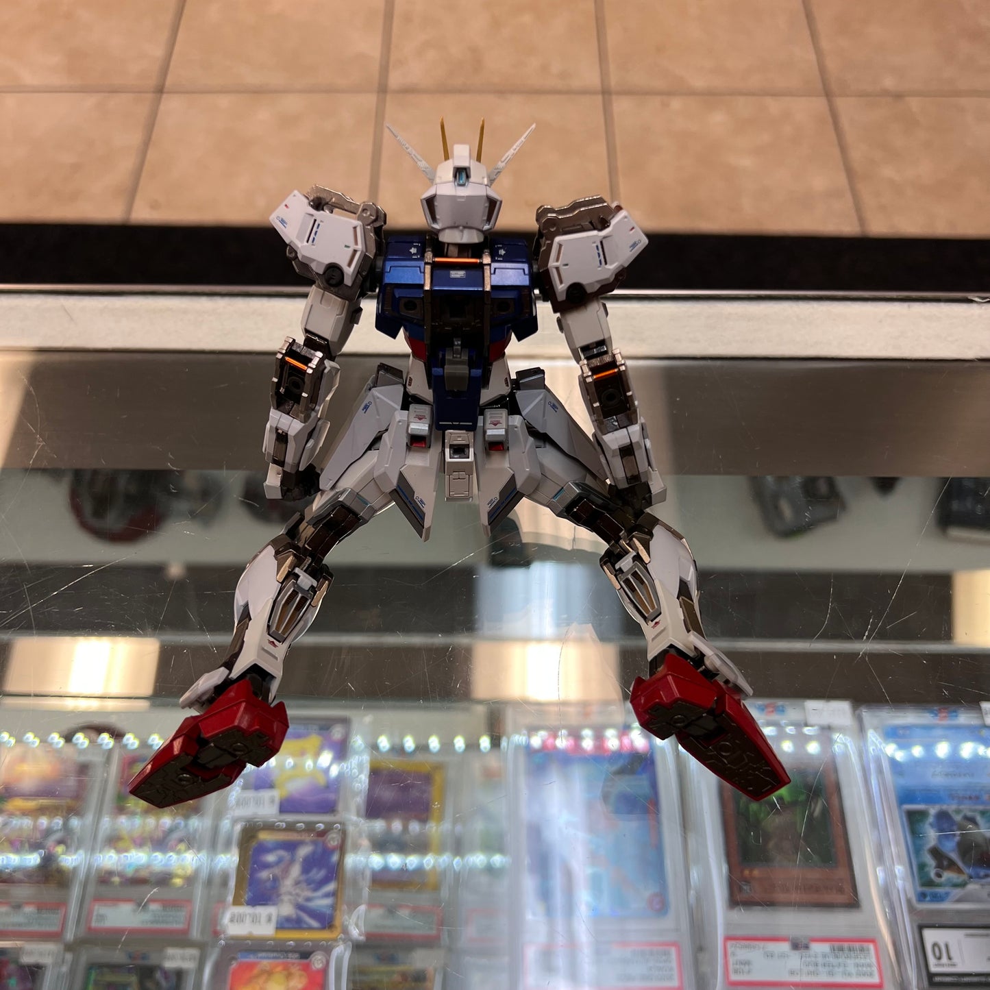 Bandai Metal Build Gundam SEED Aile Strike Gundam Figure (OPEN BOX)