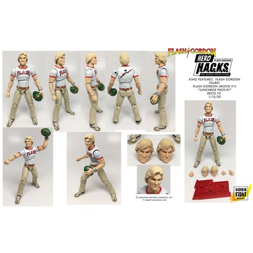 Flash Gordon Hero H.A.C.K.S. Figure with Lunchbox - Boss Fight Studio