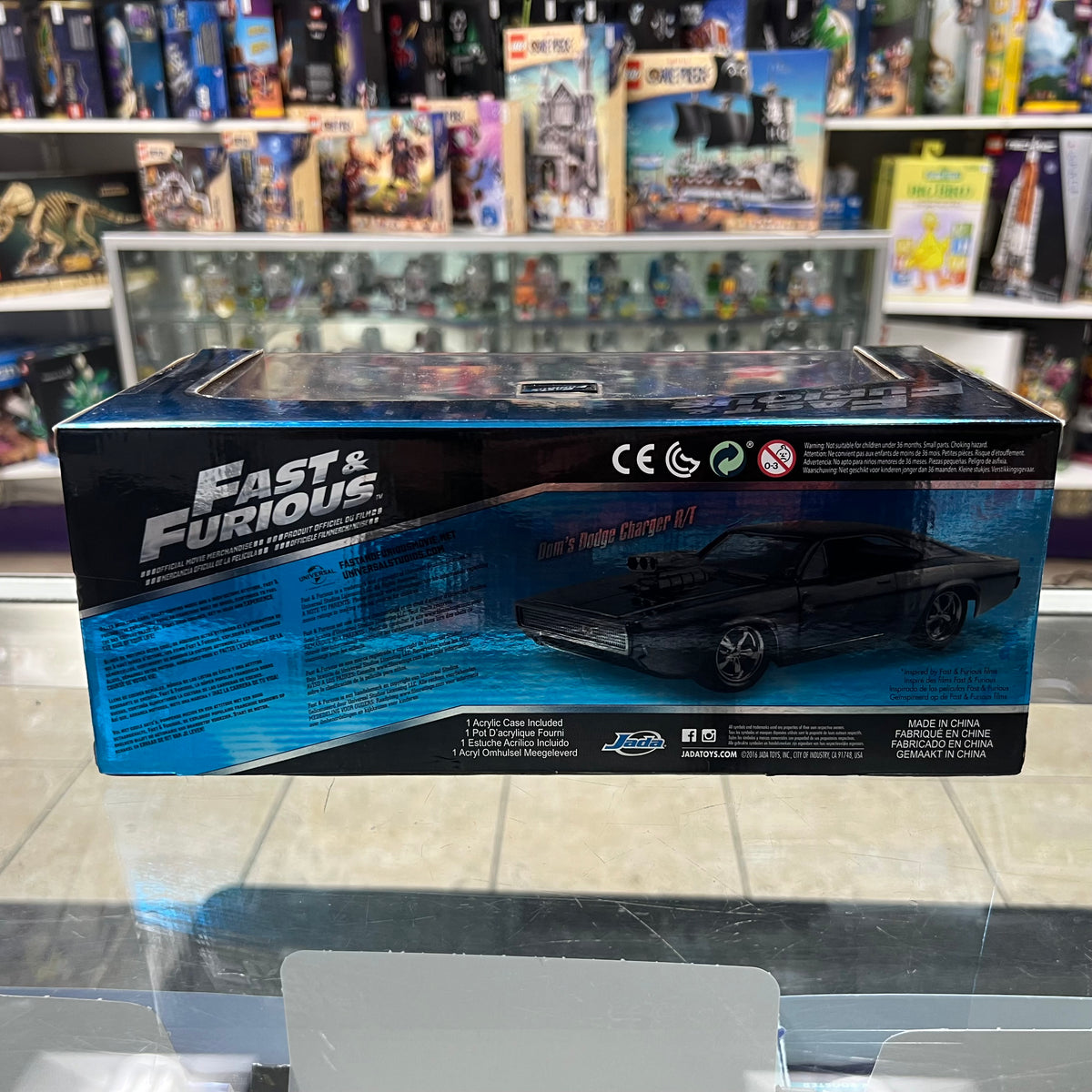 Jada - Fast and Furious - Dom's Dodge Charger R/T (Limited Chrome Edition) - 1:24 Scale Die-Cast Metal Car