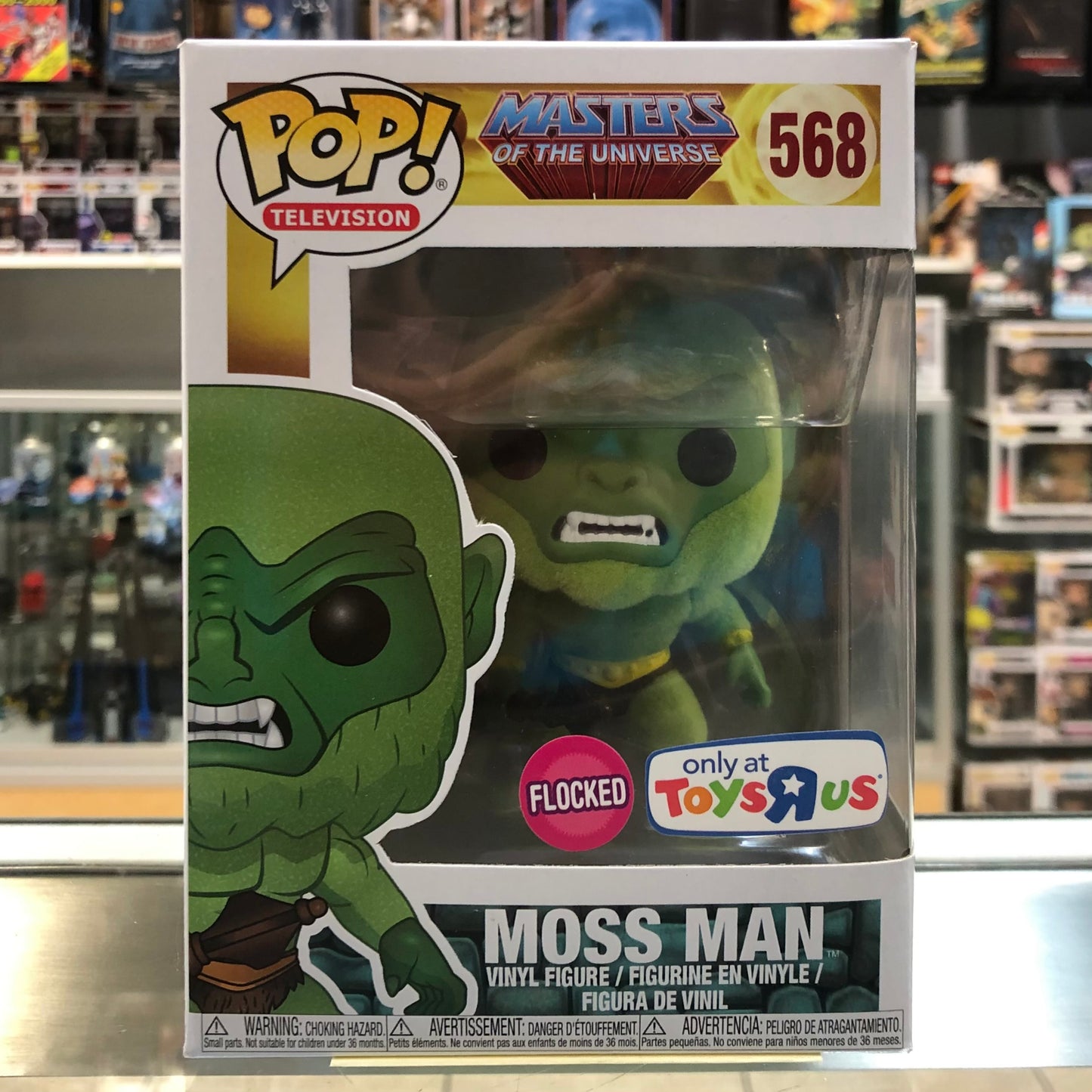 Funko Pop! Television - Masters of the Universe - Moss Man - Toys R Us - Flocked