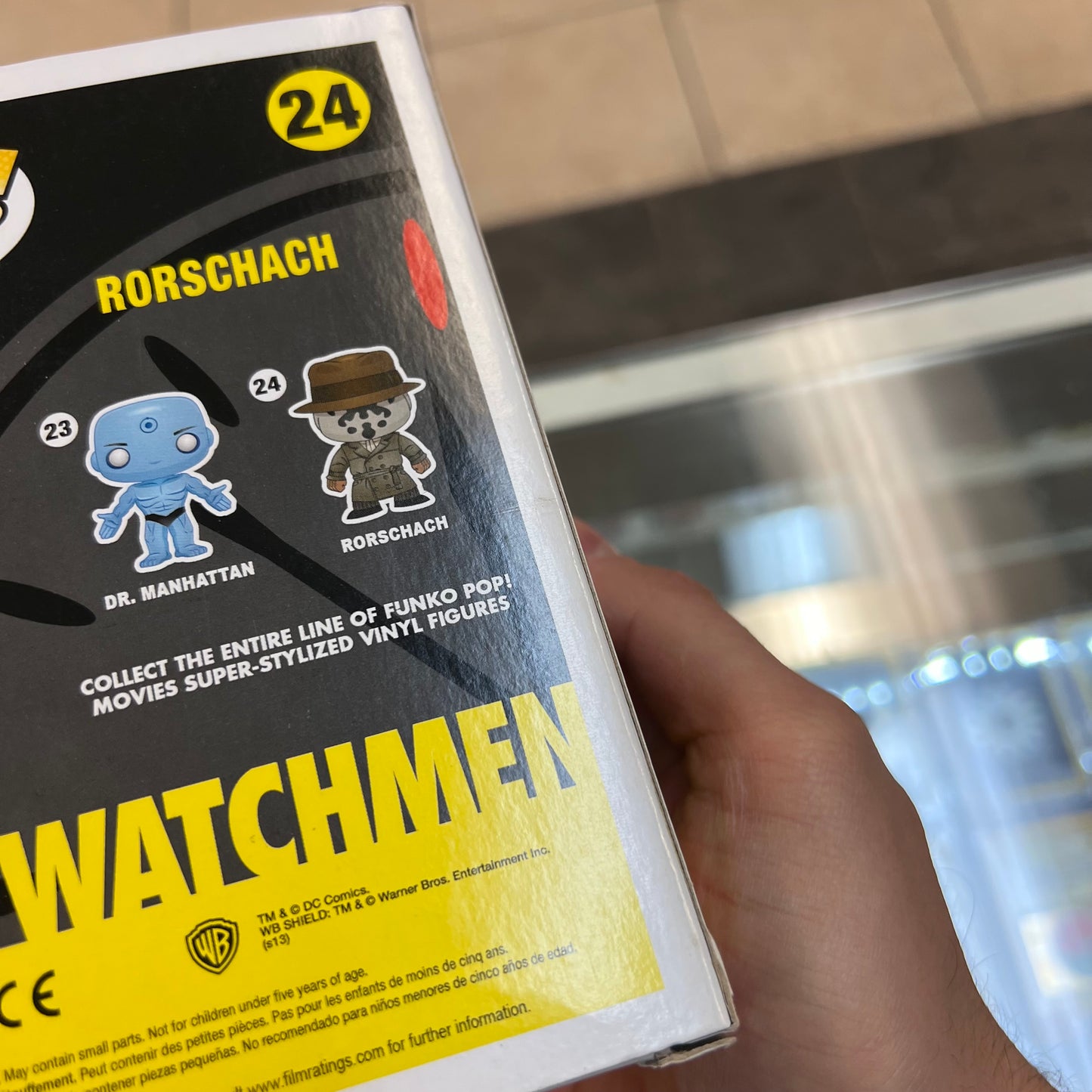 Funko Pop! Movies - Watchmen - Rorschach - #24 (VAULTED)