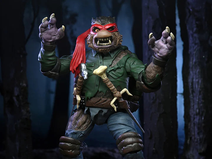 neca universal monsters/teenage mutant ninja turtles NECA Raphael as The Wolfman 7 Inch Action Figure