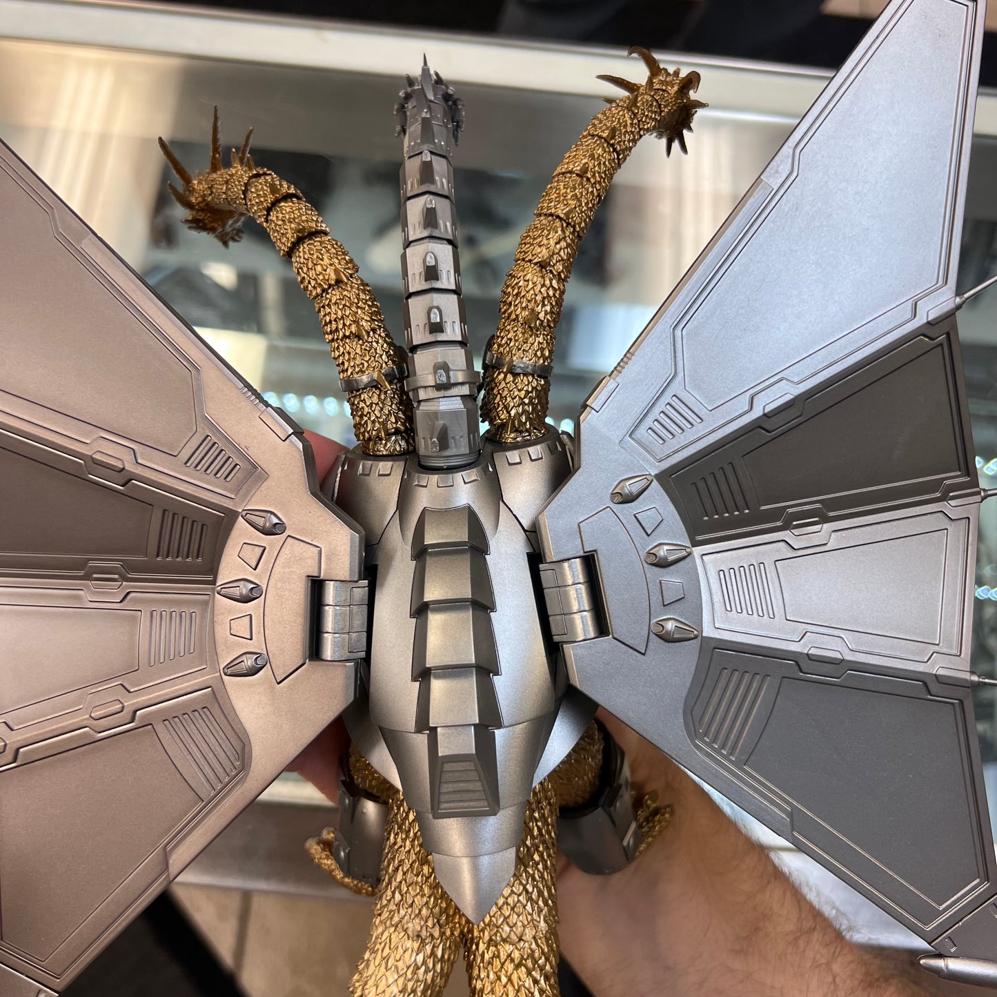 S.H.MonsterArts - MECHA-KING GHIDORAH - Shinjuku Decisive Battle Special Set (OPEN BOX)