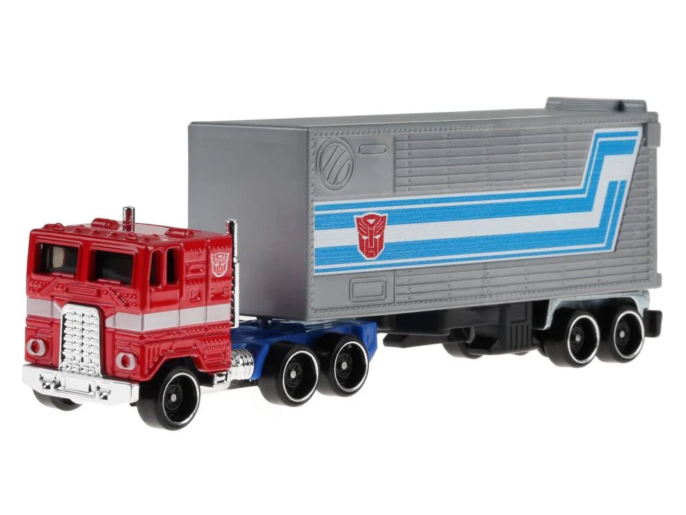 Transformers Hot Wheels Track Fleet Optimus Prime 1:64