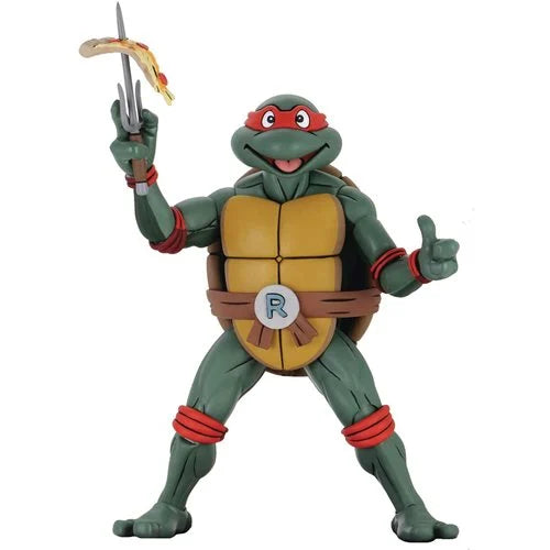 NECA - Teenage Mutant Ninja Turtles Raphael Cartoon Version 1:4 Scale Action Figure