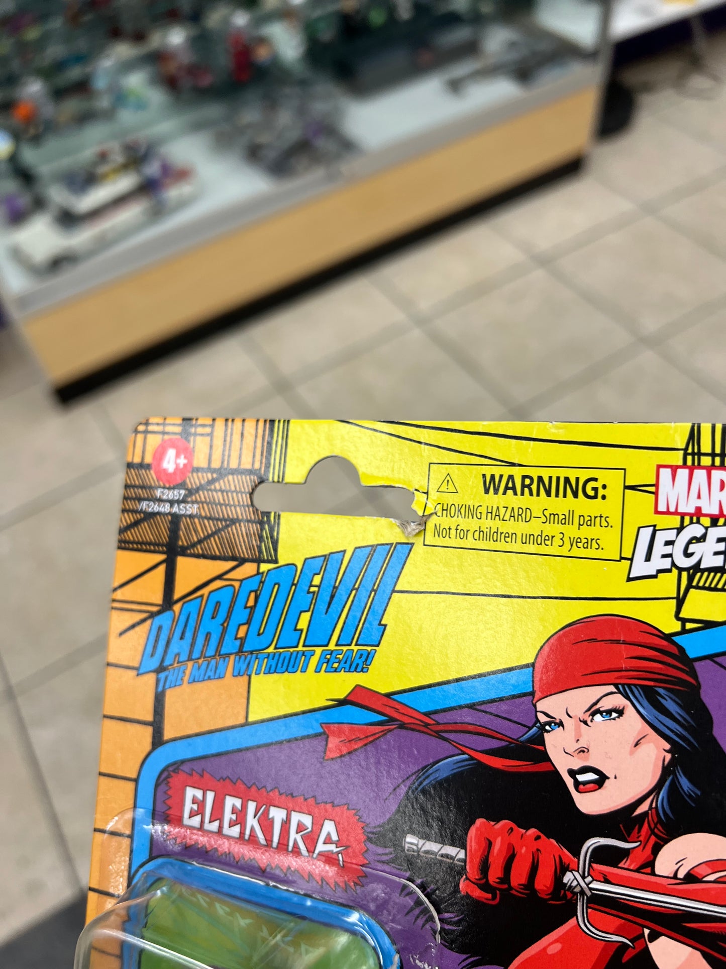 Marvel Legends - Retro Series - Elektra - 3.5" Action Figure (Bad Box)