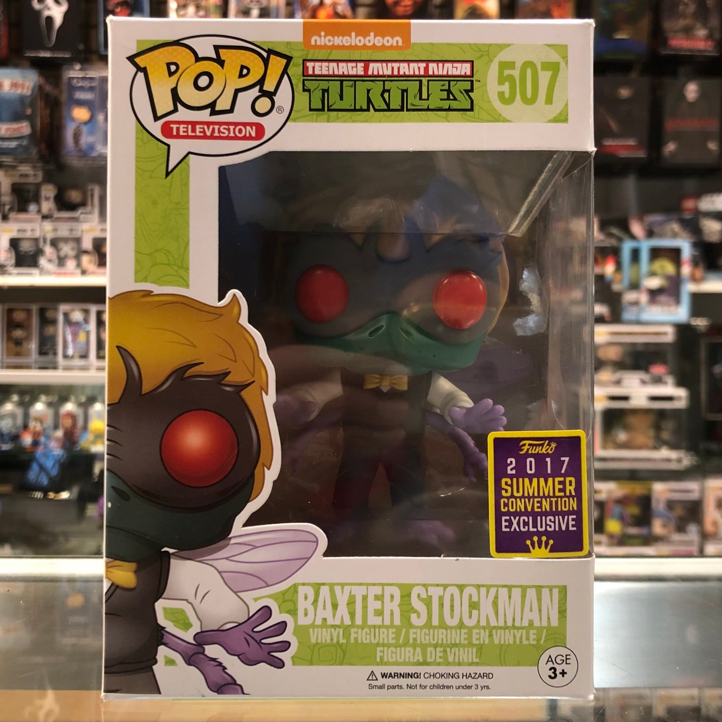 Funko Pop! Television - Teenage Mutant Ninja Turtles - Baxter Stockman - 2017 Summer Convention - 507