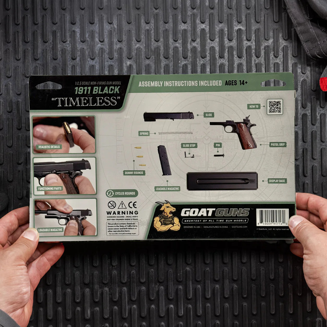 Miniature 1911 Die Cast Model Kit - (1911 Model - Black)