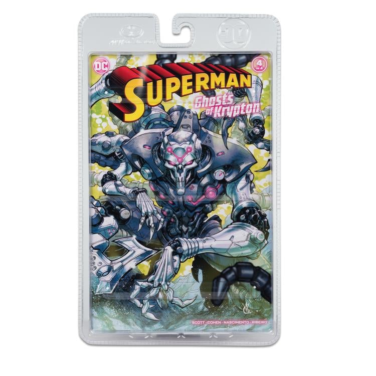 McFarlane Toys - Superman: Ghosts of Krypton Page Punchers Brainiac 7" Figure with Comic