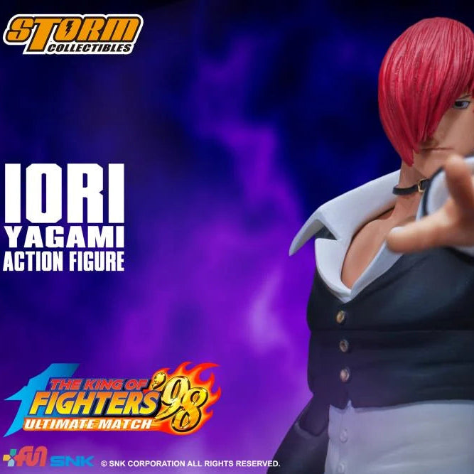 Storm Collectibles - The King of Fighters '98 - Iori Yagami 1/12 Scale Action Figure - OPEN BOX SEE PHOTOS