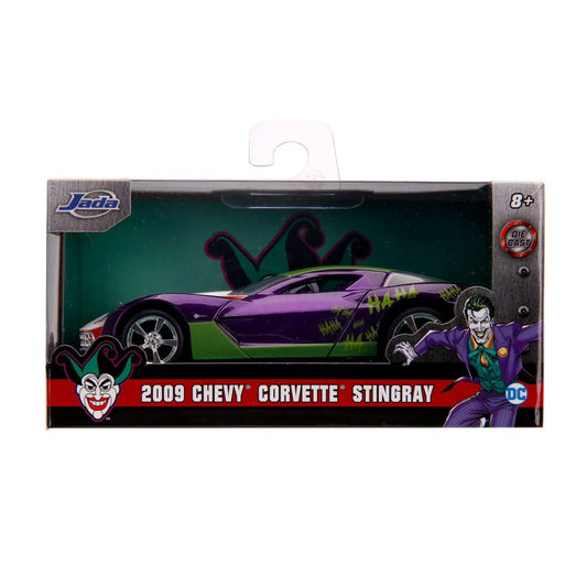 Jada Toys - Hollywood Rides - 2009 Chevy Corvette Stingray (The Joker) 1/32 scale Diecast