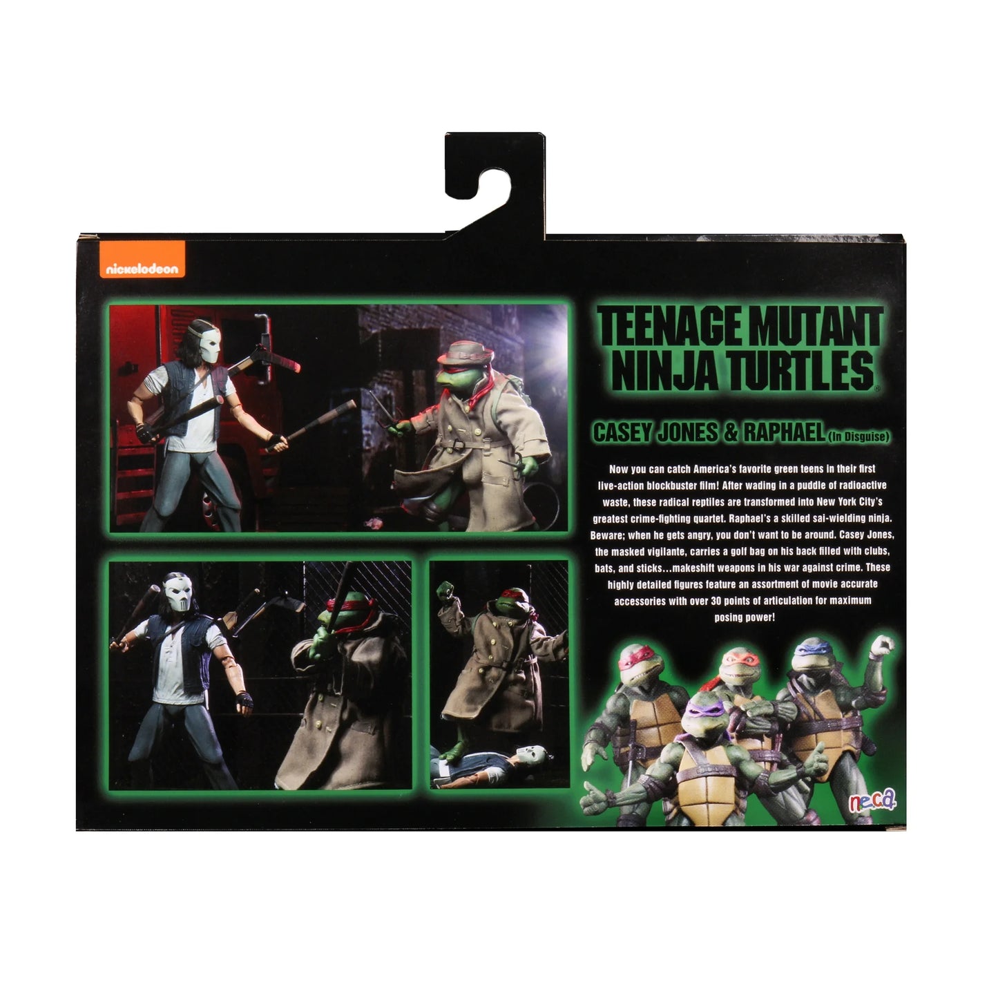 NECA - Teenage Mutant Ninja Turtles - Casey Jones & Raphael (In Disguise) - 2 pack