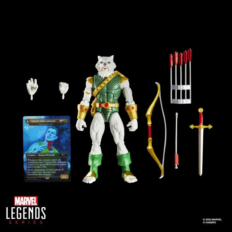 Marvel Legends - Magic x Spider-Man - Man-Wolf (with Exclusive Magic: The Gathering Card)