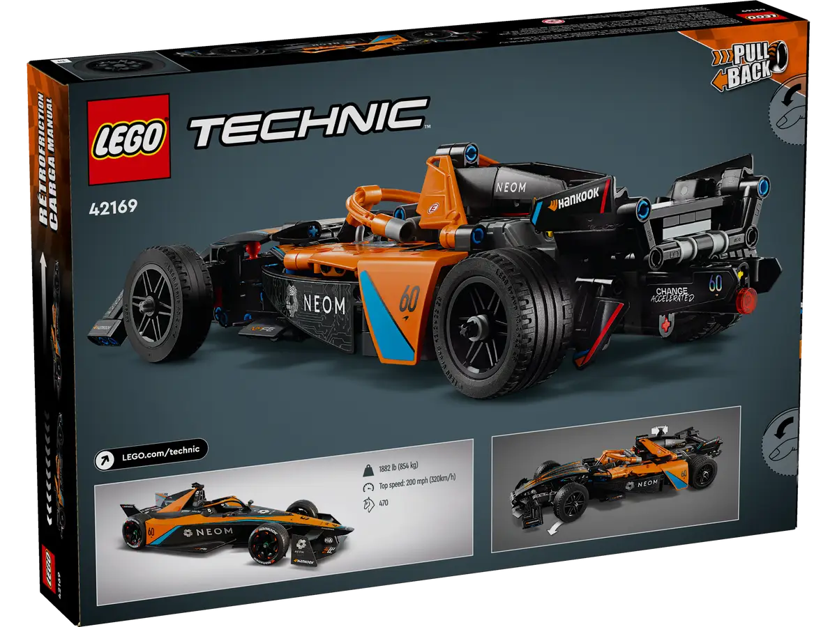 LEGO - TECHNIC - NEOM McLaren Formula E Race Car - 42169