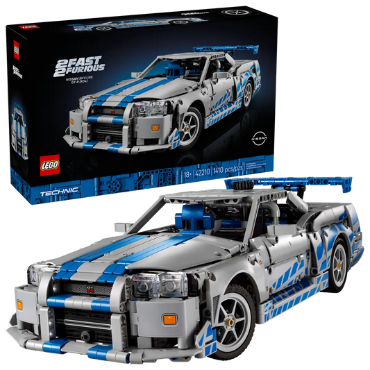 LEGO TECHNIC - 2 Fast 2 Furious Nissan Skyline GT-R (R34) Car - 42210