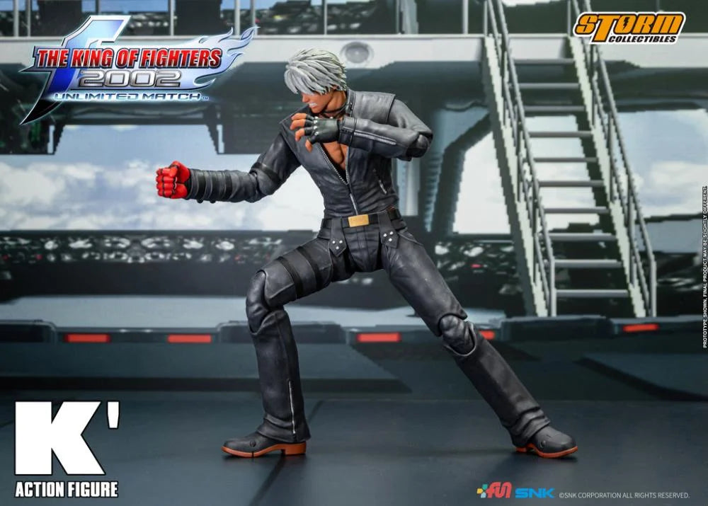 Storm Collectibles - The King of Fighters 2002 Unlimited Match - K' - 1/12 Scale Action Figure