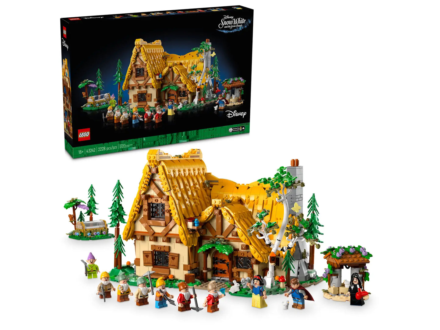 LEGO Disney - Snow White and the Seven Dwarfs' Cottage - 43232