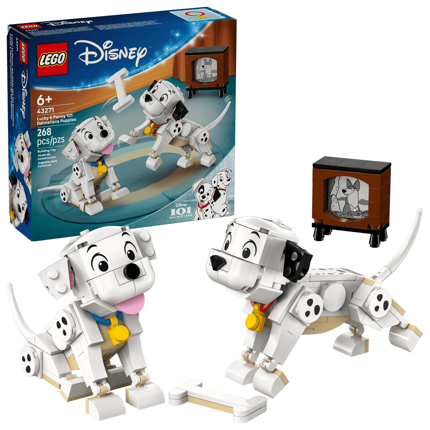 LEGO Disney - Lucky & Penny 101 Dalmatians Puppies - 43271