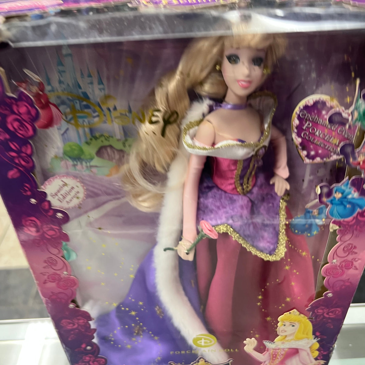 Disney Princess - Sleeping Beauty - Aurora (Special Edition) - Brass Key Keepsakes Porcelain Doll *BAD BOX* *SEE PHOTOS*