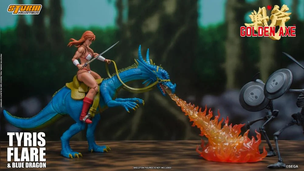 Storm Collectibles - Golden Axe Tyris Flare and Blue Dragon 1/12 Scale Action Figure Set