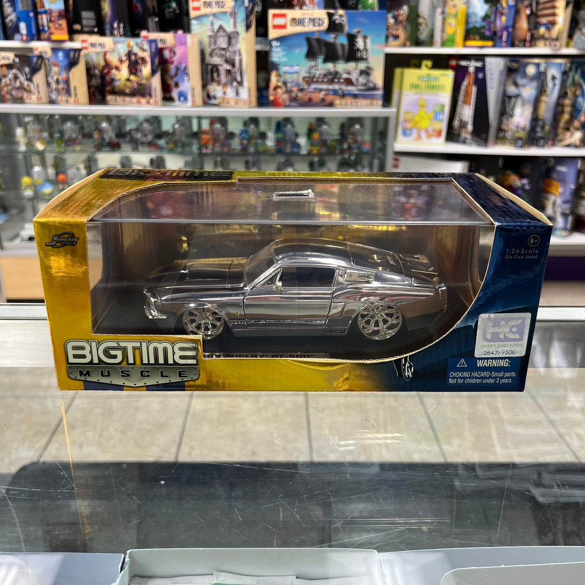 Jada Toys - Bigtime Muscle - 1967 Shelby GT-500 (Hard Top / Chrome) - 1:24 Scale - 2006