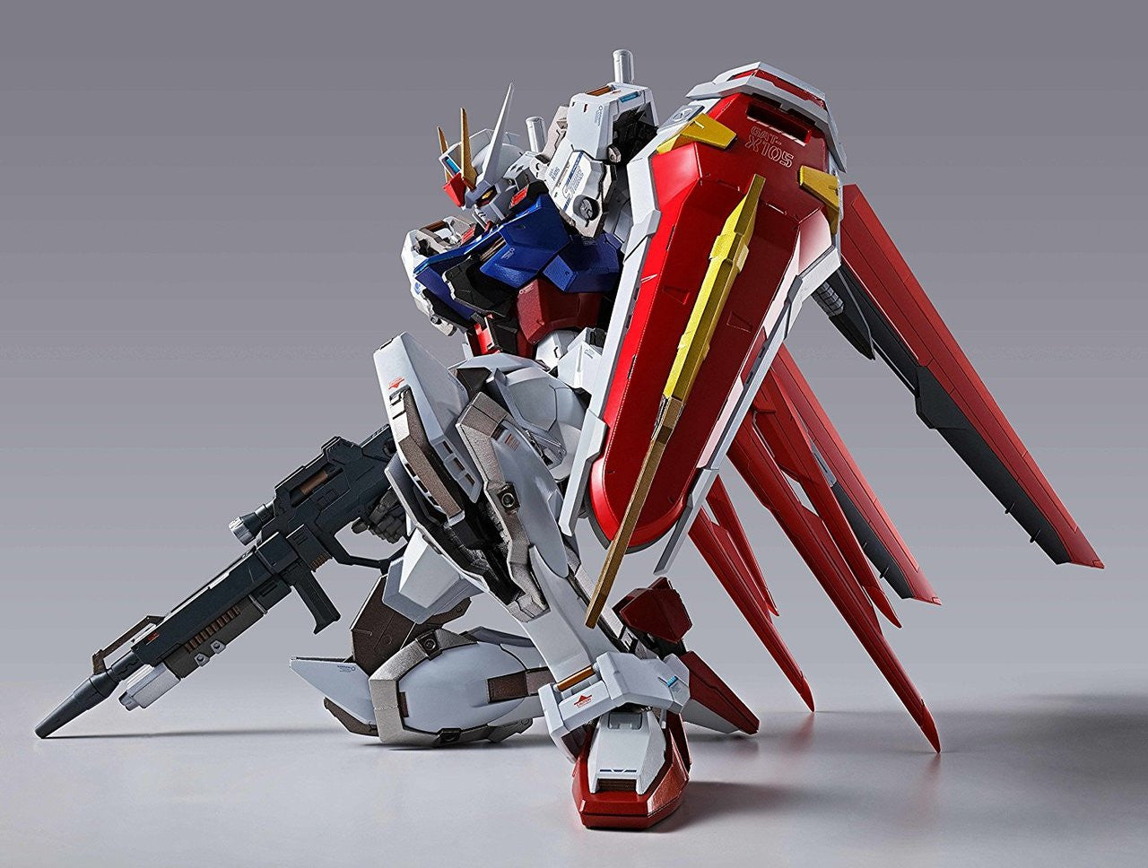 Bandai Metal Build Gundam SEED Aile Strike Gundam Figure (OPEN BOX)