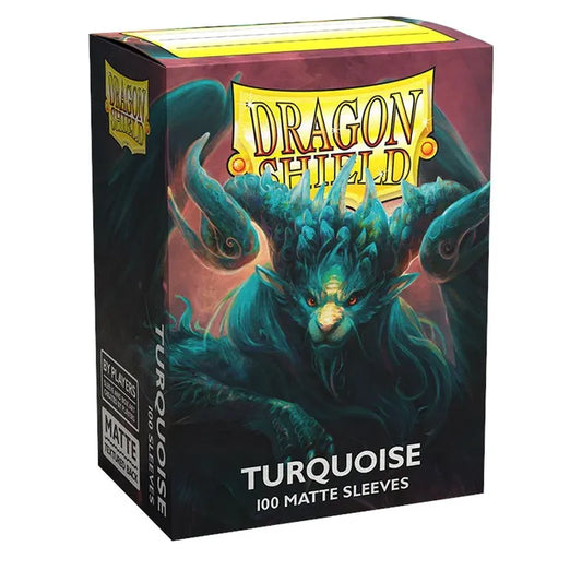 Dragon Shield Player's Choice Matte Sleeves - Turquoise 'Atebeck' (100-Pack) - Dragon Shield Card Sleeves