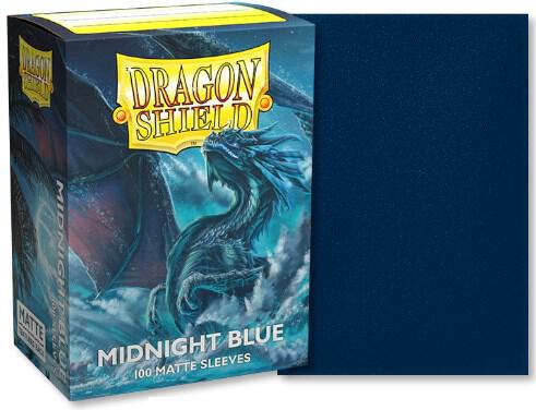 Dragon Shield Matte Standard Sleeves - Midnight Blue (100-Pack) - Dragon Shield Card Sleeves