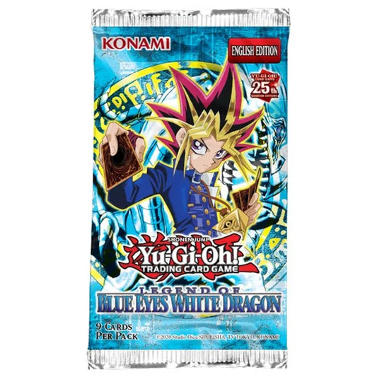 Yu-Gi-Oh! - Legend of Blue Eyes White Dragon Booster Pack (25th Anniversary Edition) - Legend of Blue Eyes White Dragon (25th Anniversary Edition) (LOB-EN)
